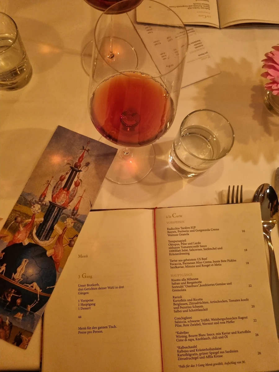 Speisekarte, Zum Heiligen Teufel - Cucina Italiana