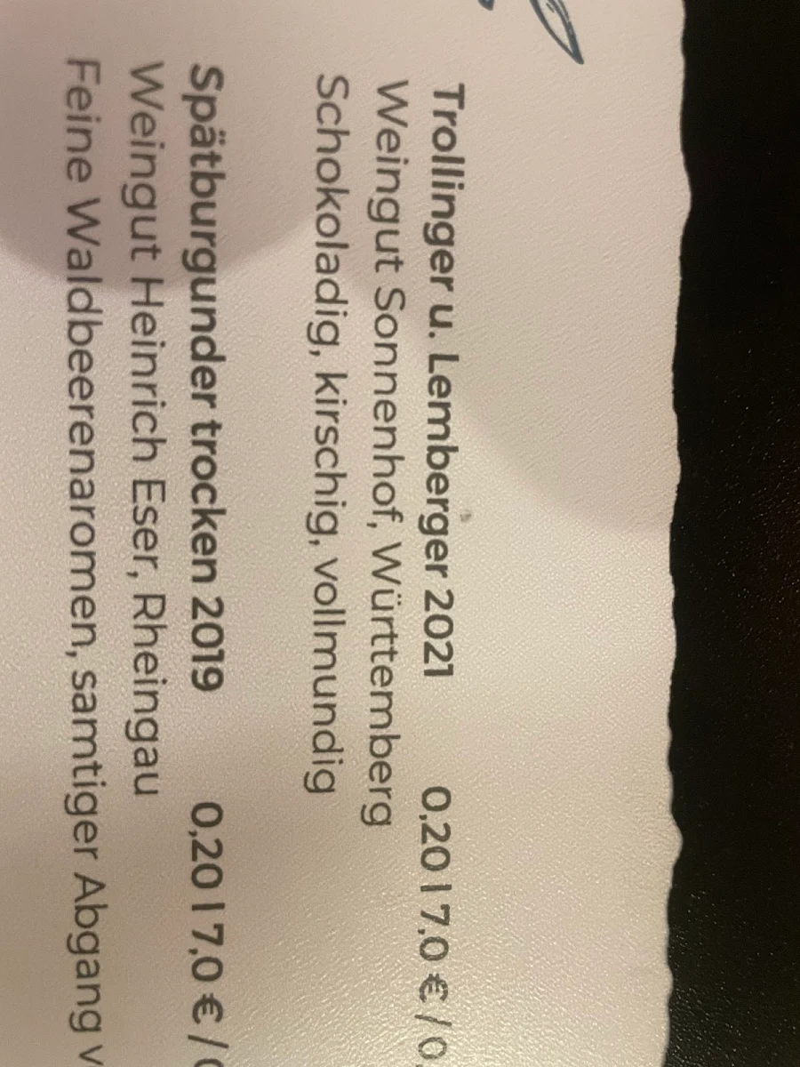Speisekarte photo 4