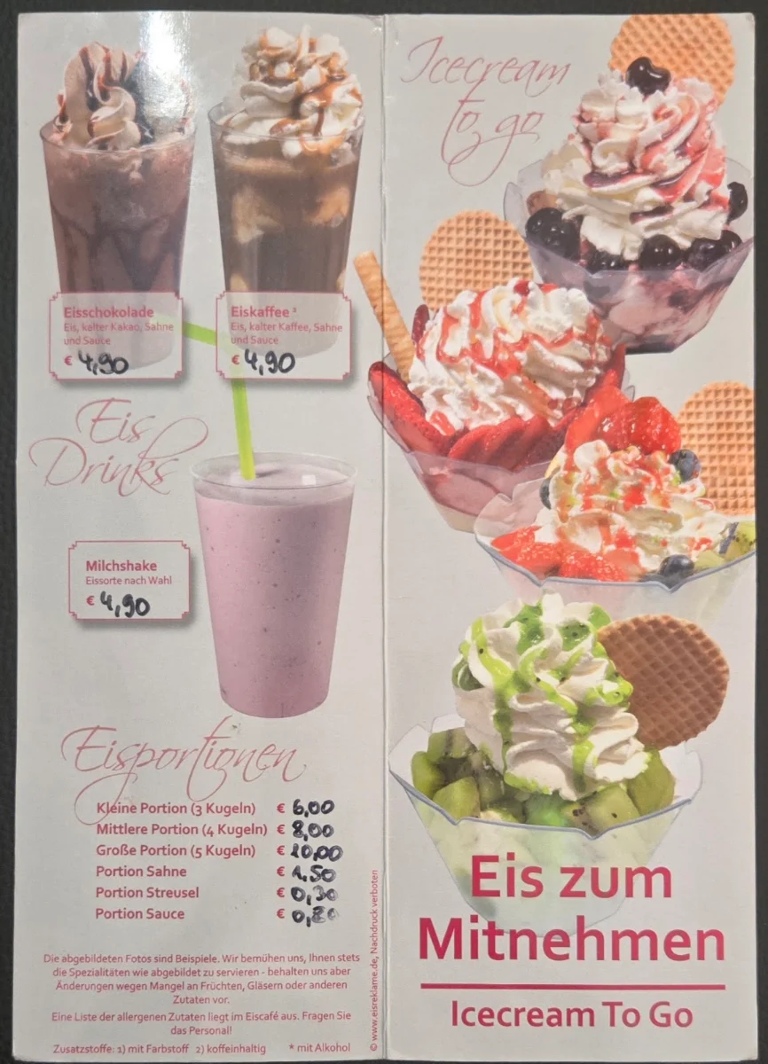 Speisekarte photo 2