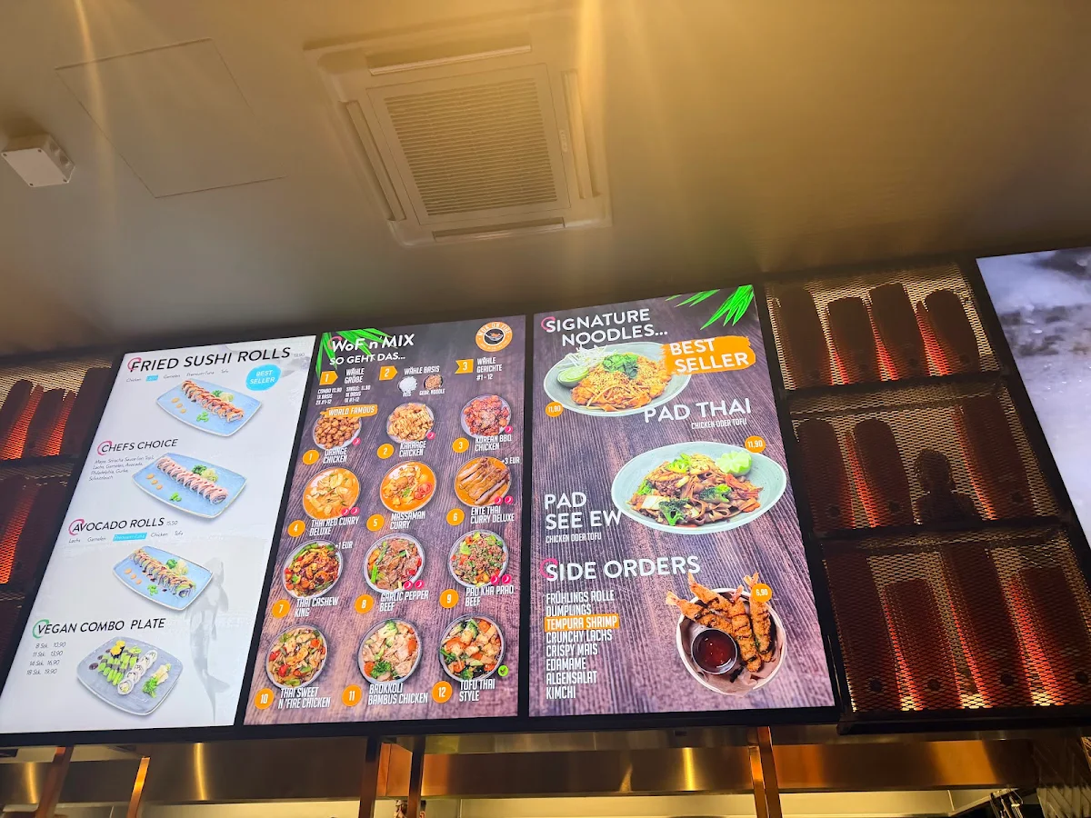 Speisekarte, Wok on Fire