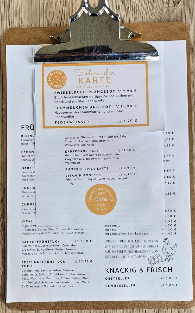 Speisekarte photo 3