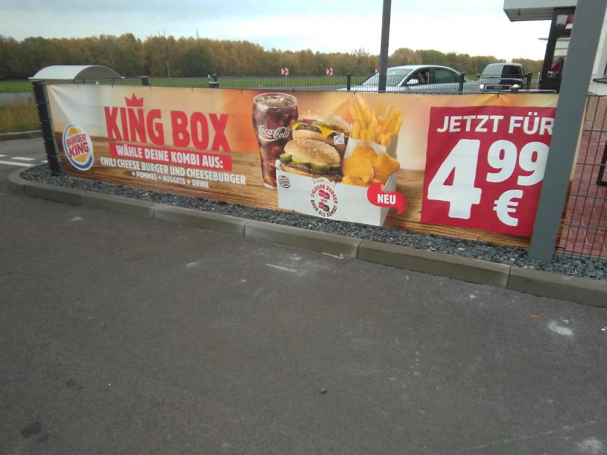 Speisekarte, Burger King Neustadt