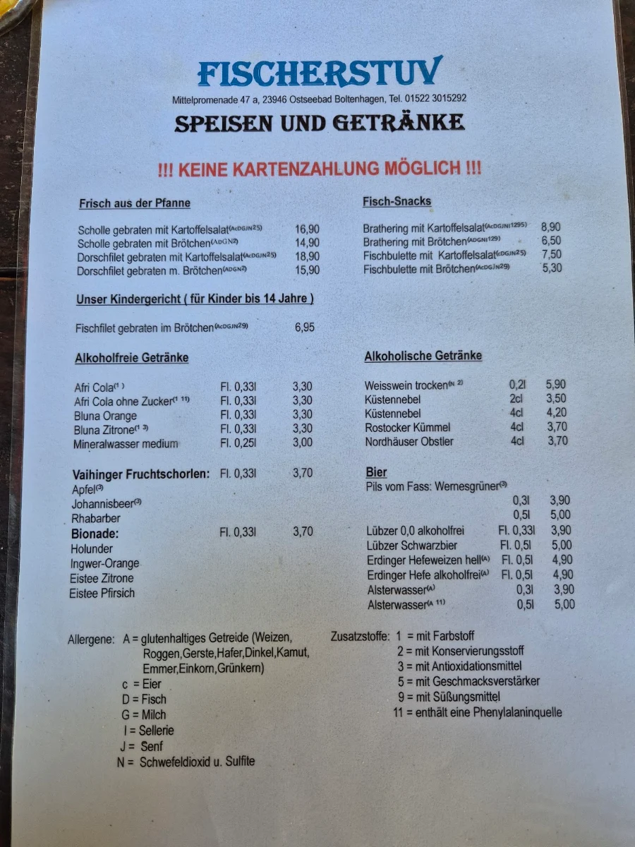 Speisekarte photo 3
