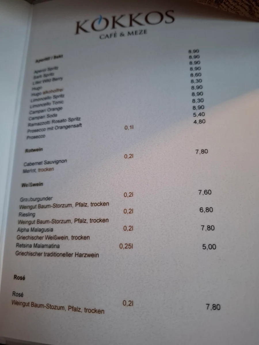 Speisekarte photo 3