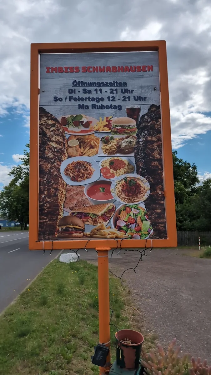Speisekarte, Imbiss Schwabhausen