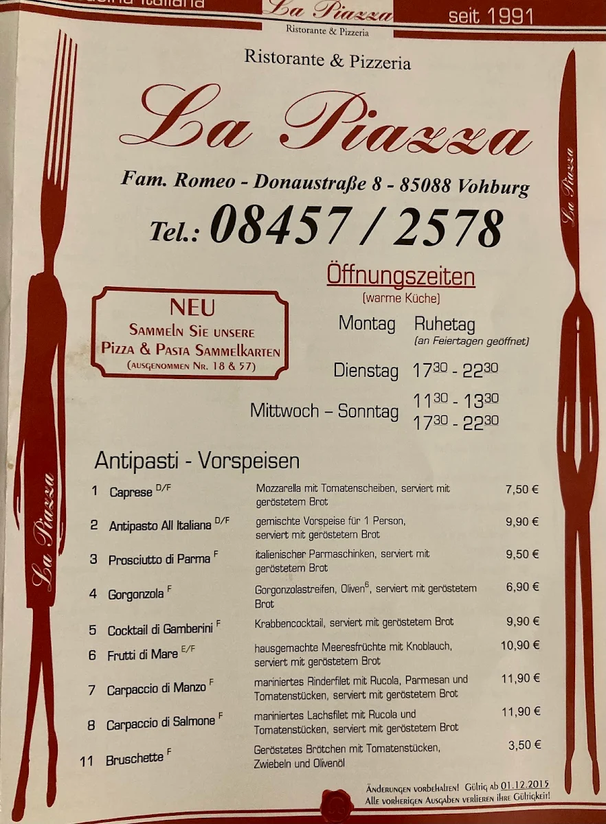 Speisekarte photo 1