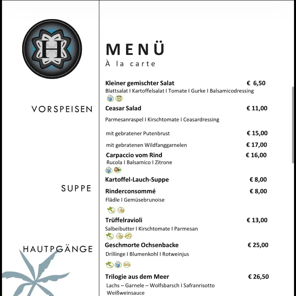 Speisekarte, Poké You
