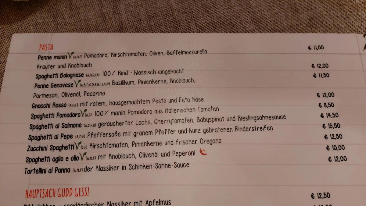 Speisekarte photo 7
