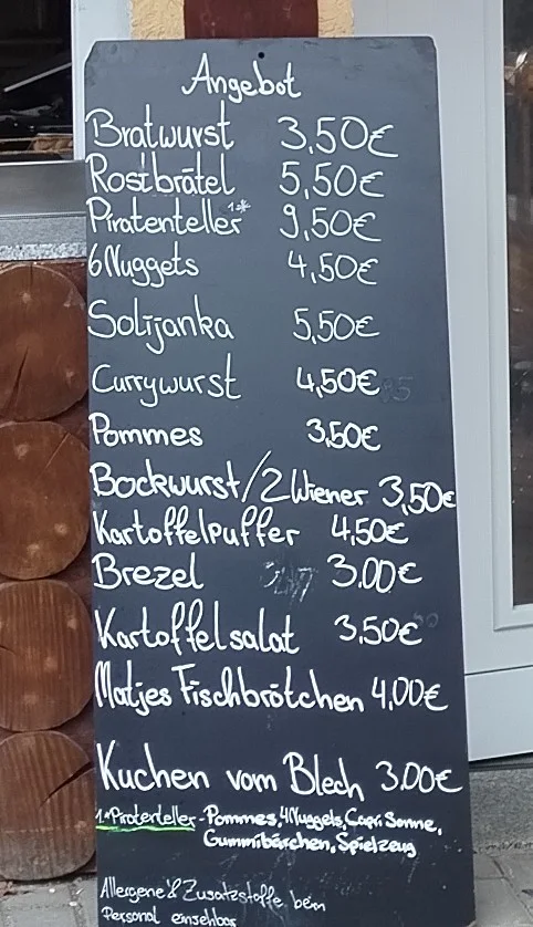 Speisekarte, Fuchsbau