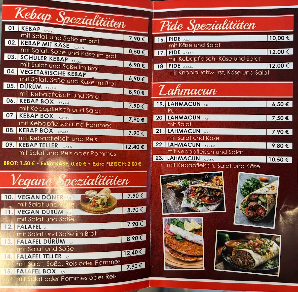 Speisekarte photo 3