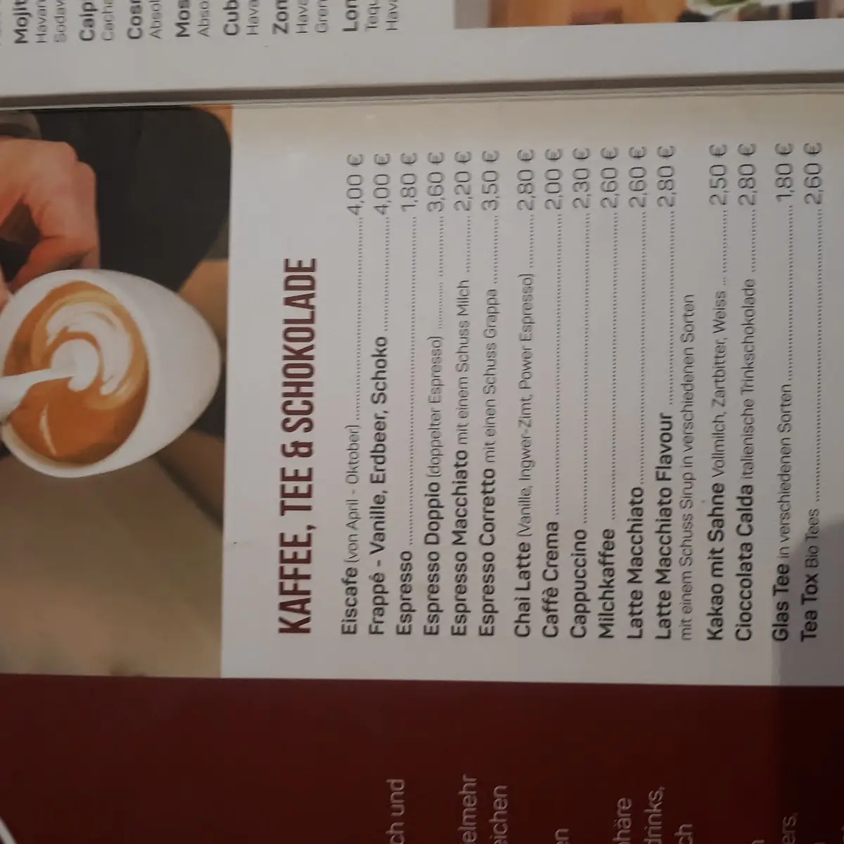 Speisekarte photo 6
