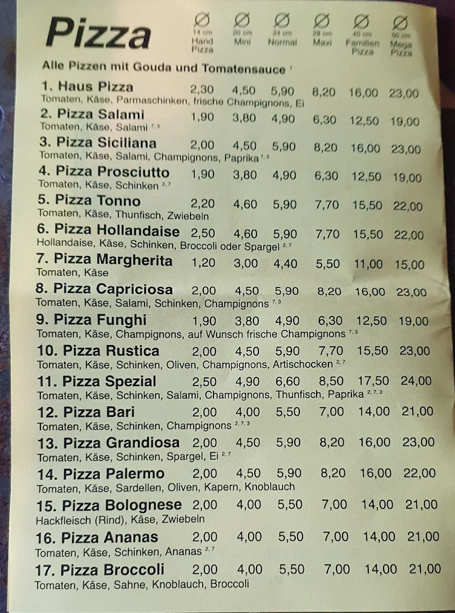 Speisekarte photo 2