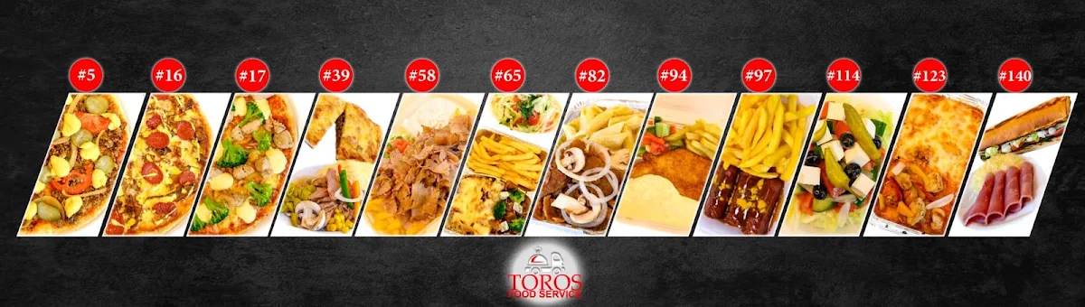 Speisekarte, Toros Imbiss