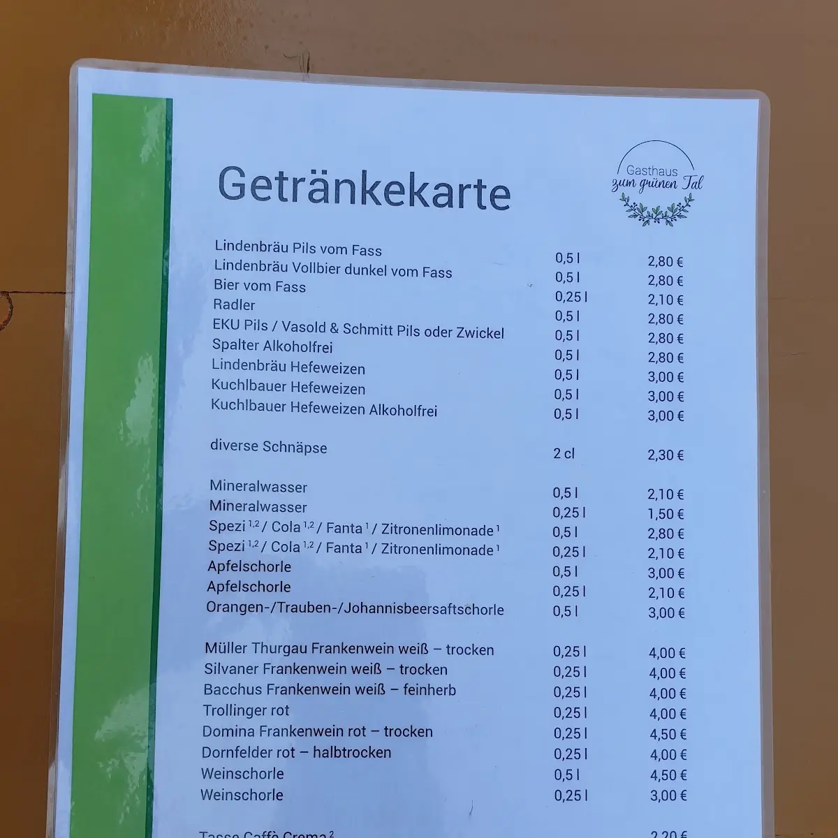 Speisekarte photo 3