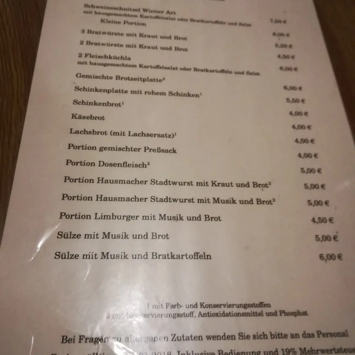 Speisekarte photo 6