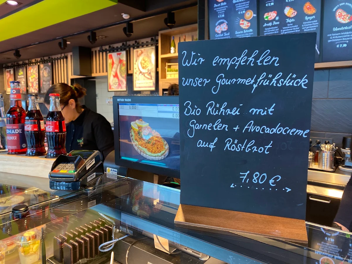 Speisekarte, NAFA Hauptfiliale