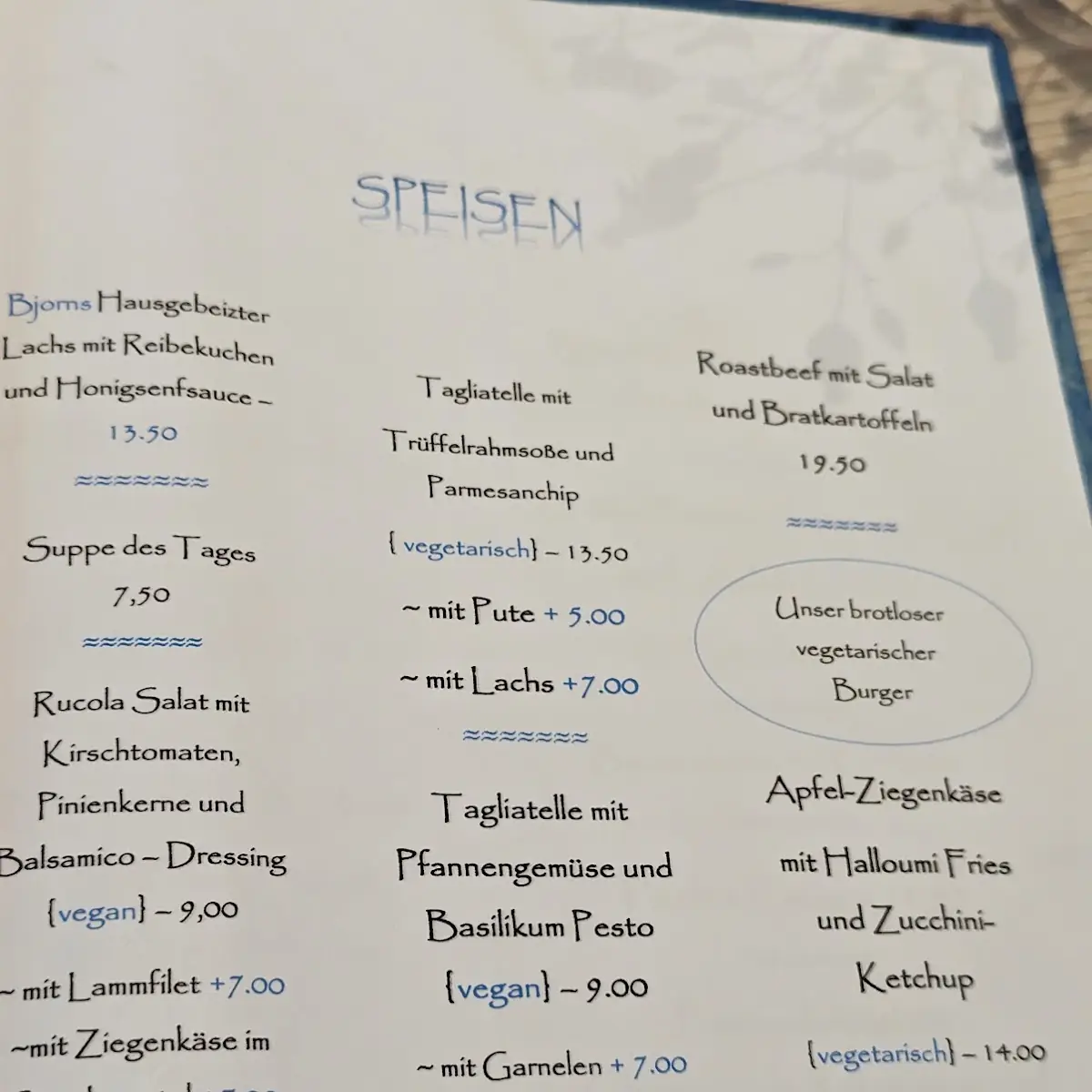 Speisekarte photo 1