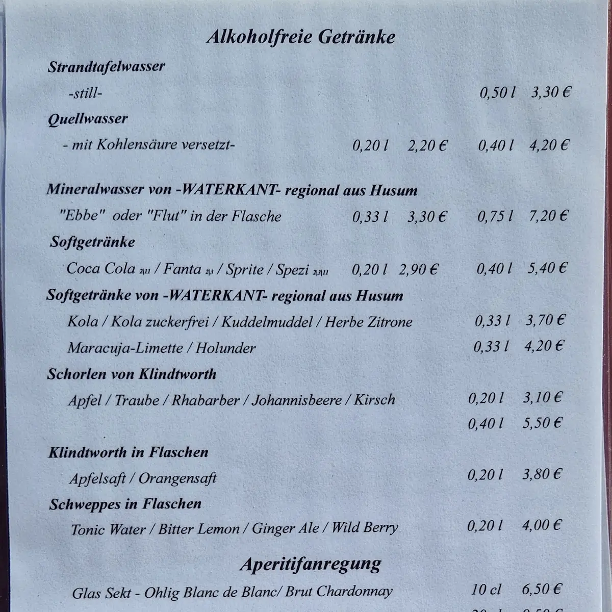 Speisekarte photo 2