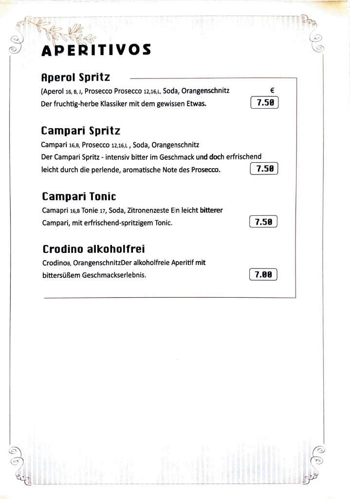 Speisekarte photo 7