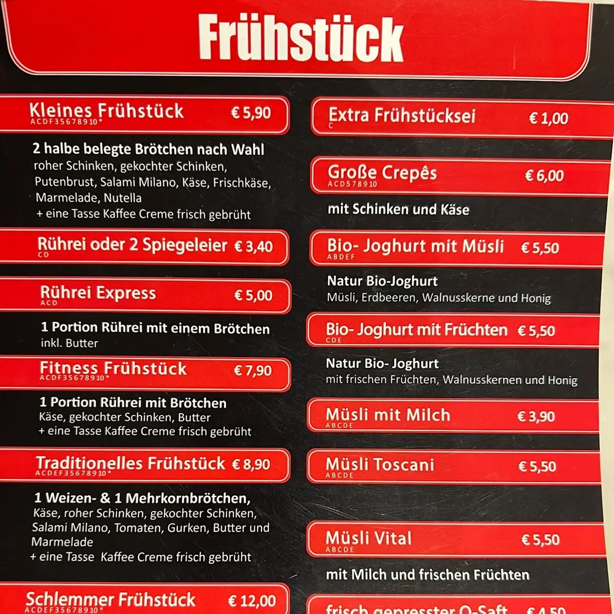 Speisekarte photo 1