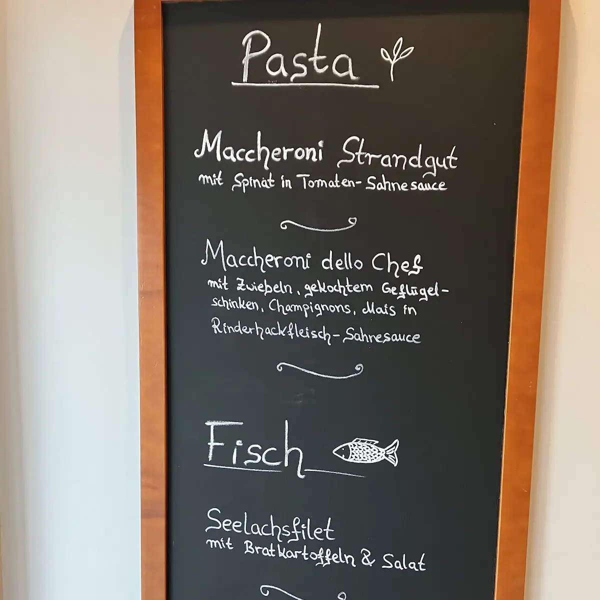 Speisekarte, Klabautermann