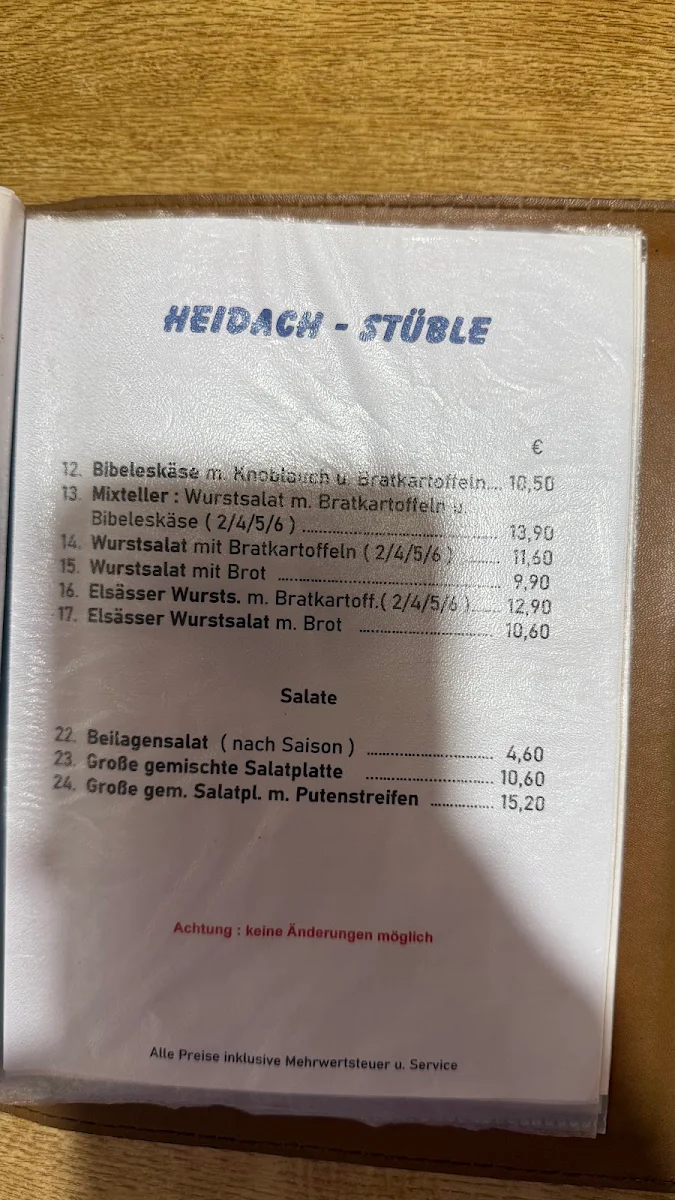 Speisekarte photo 4