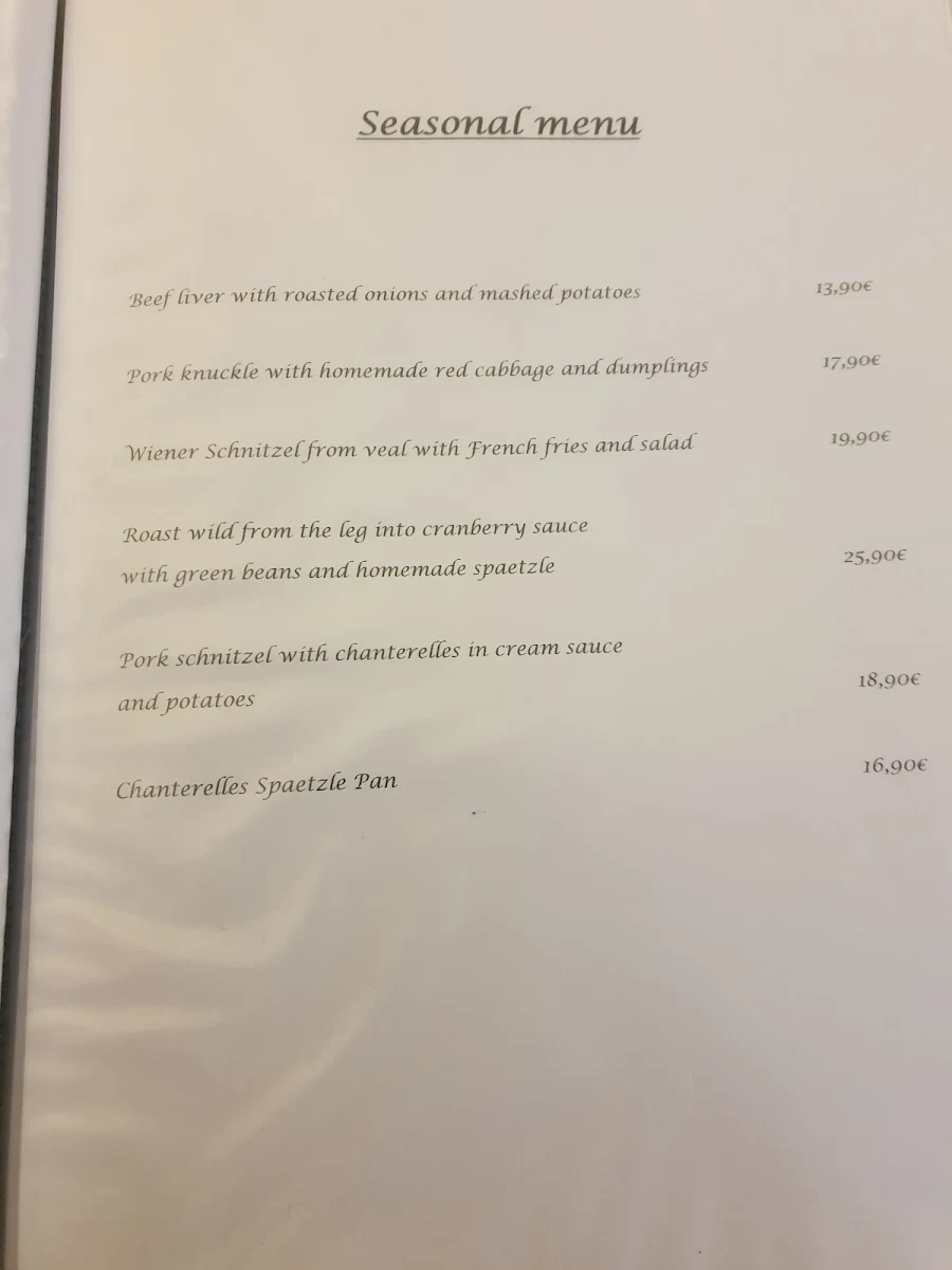 Speisekarte photo 8