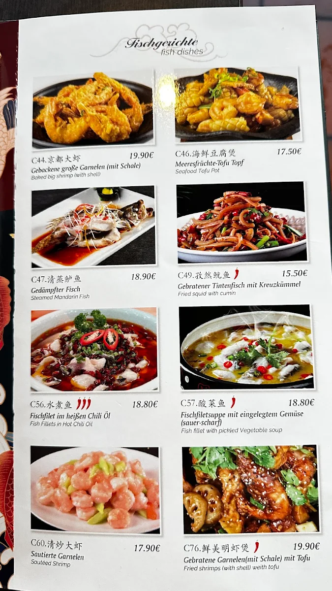Speisekarte, Yan You - Chinesisches Restaurant