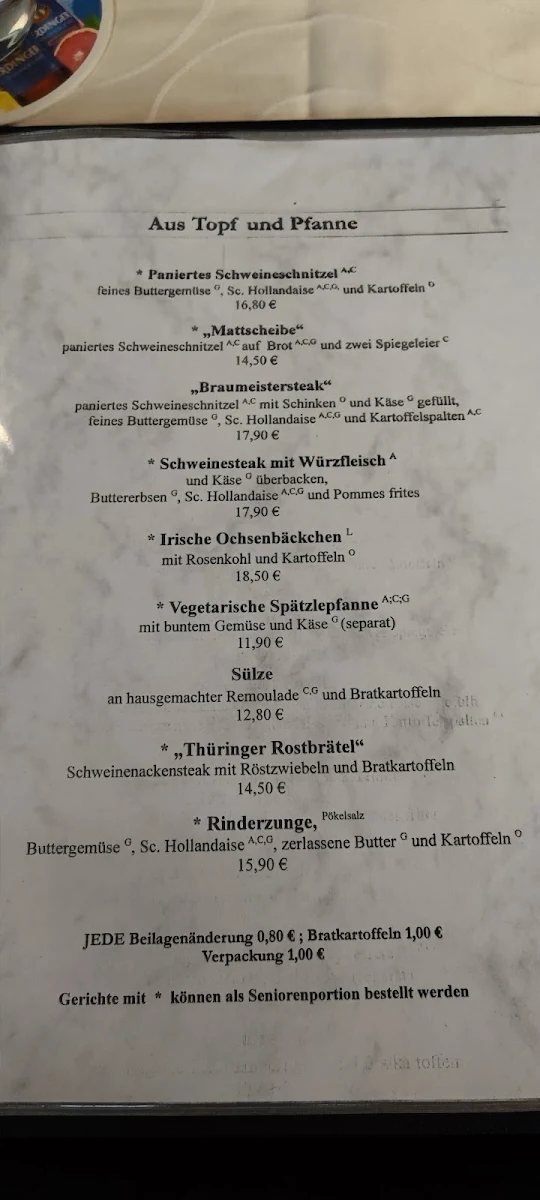 Speisekarte photo 6