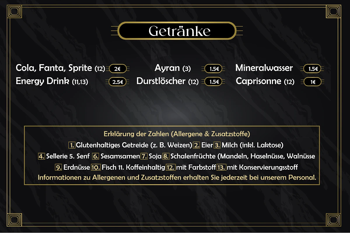 Speisekarte photo 5