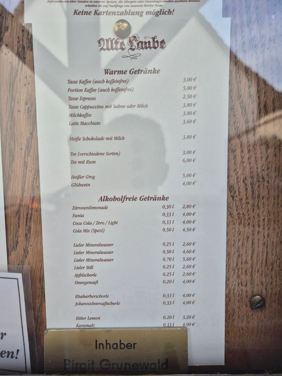 Speisekarte photo 2