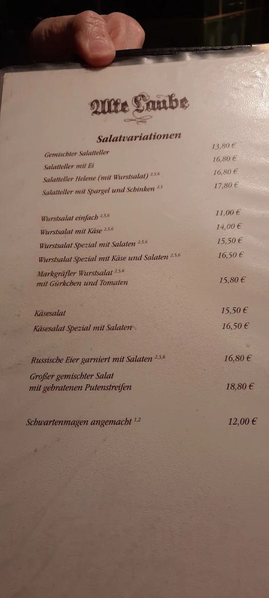Speisekarte photo 3