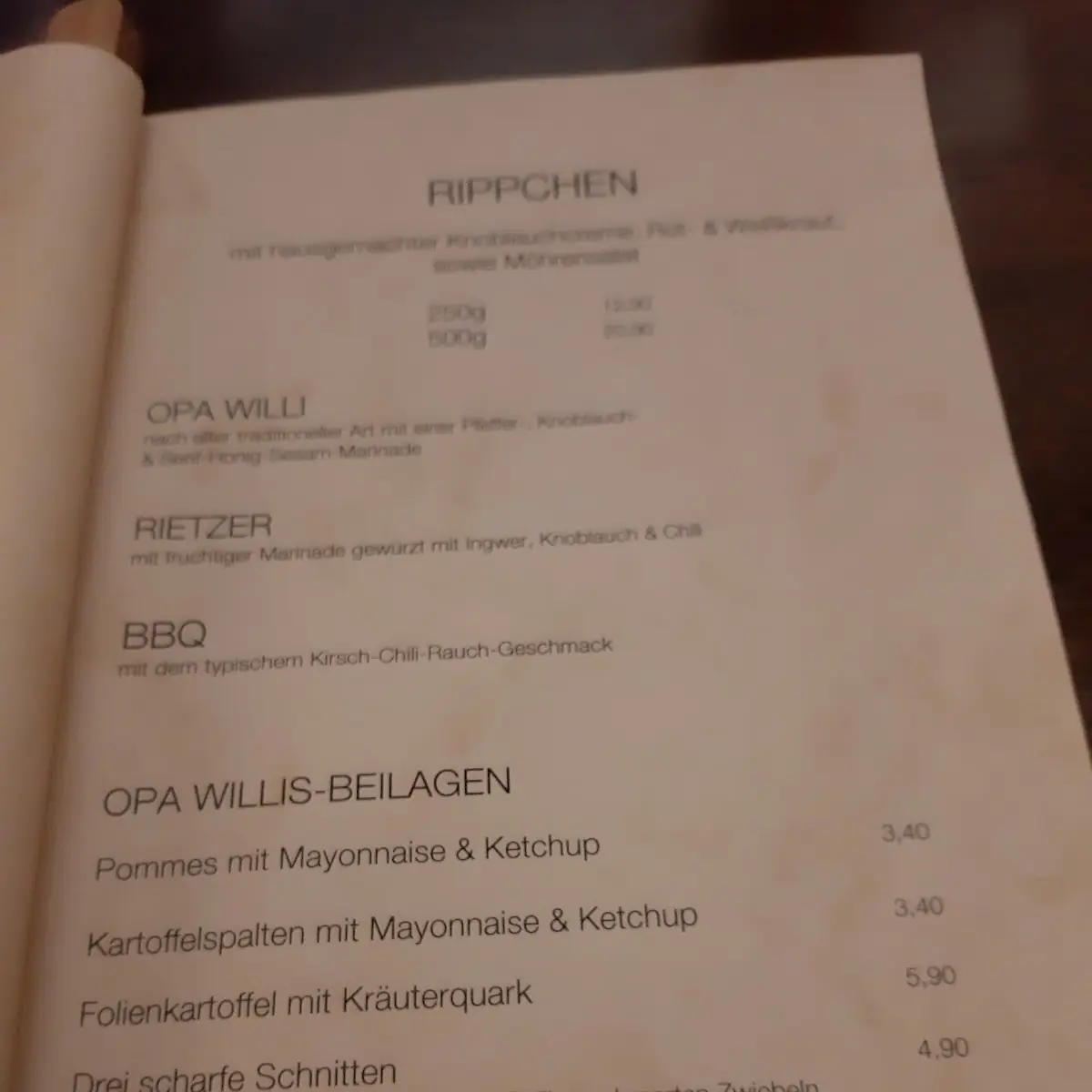 Speisekarte photo 8