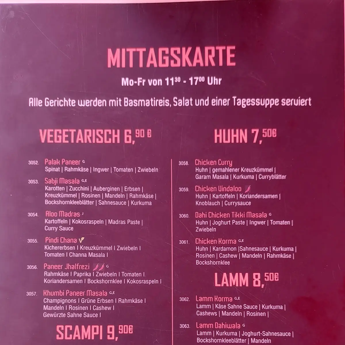 Speisekarte photo 5