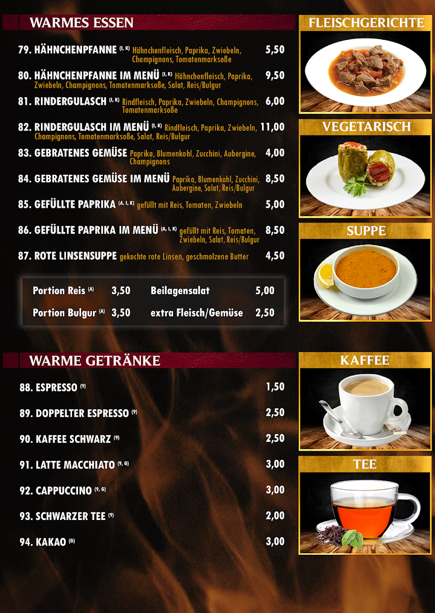 Speisekarte photo 1