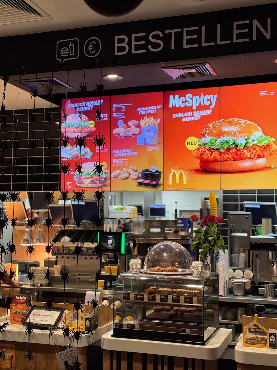 Speisekarte, McDonald's