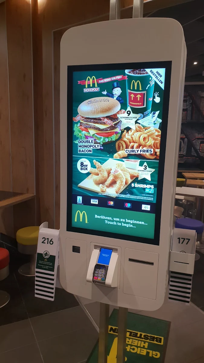 Speisekarte, McDonald's