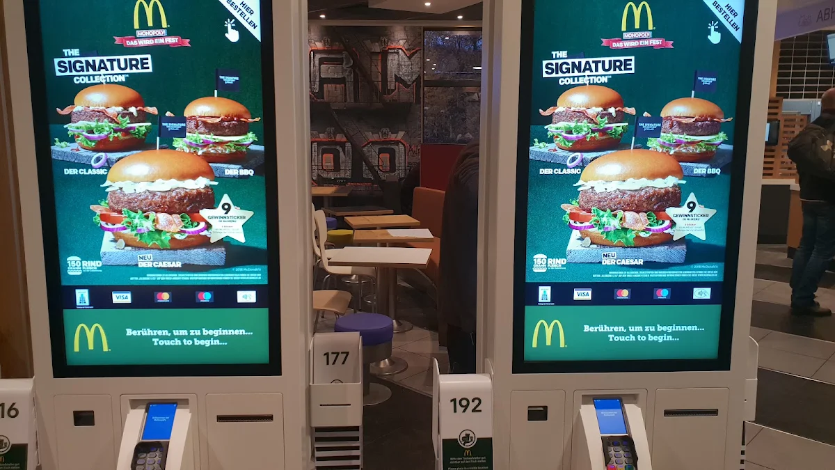Speisekarte, McDonald's