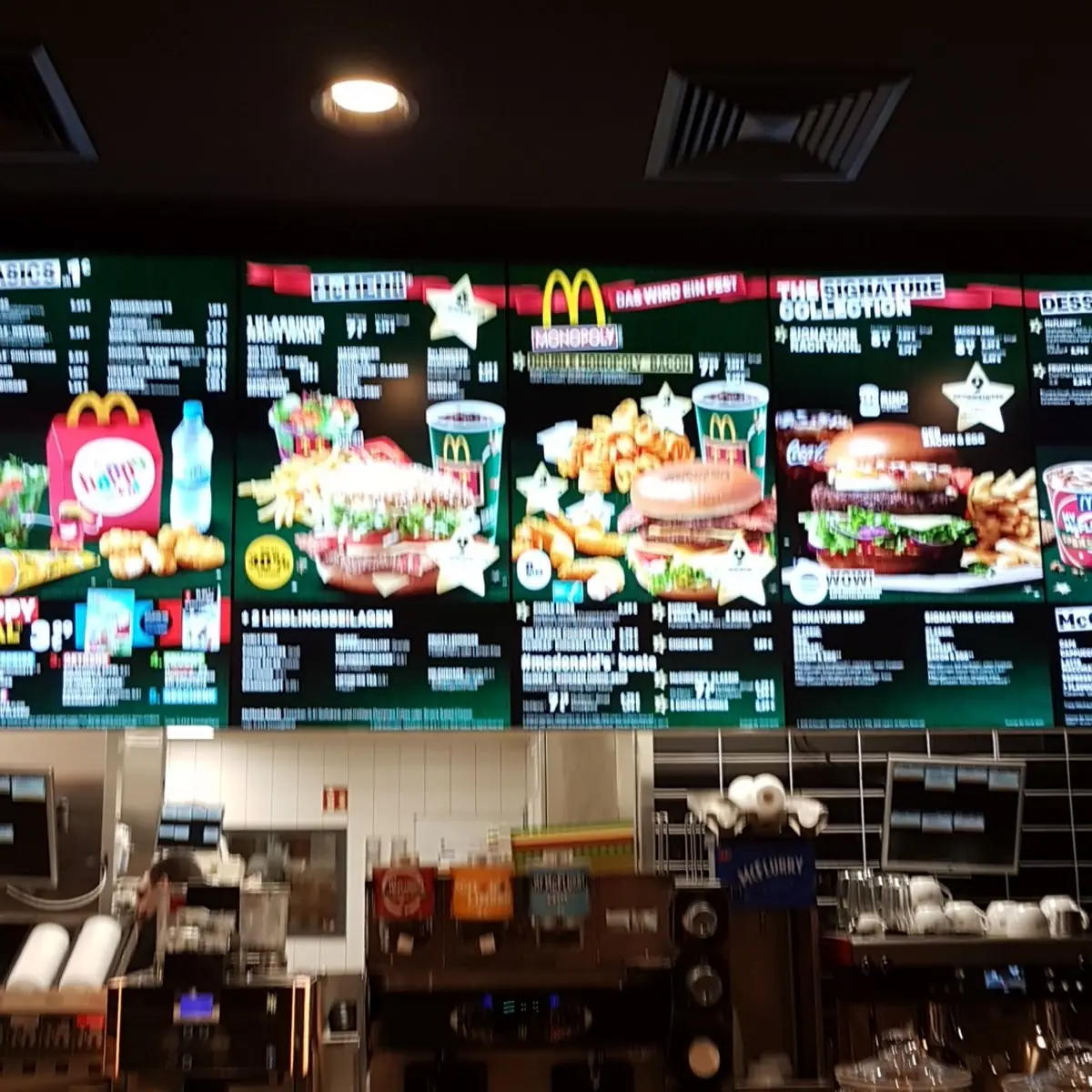 Atmosphäre, McDonald's