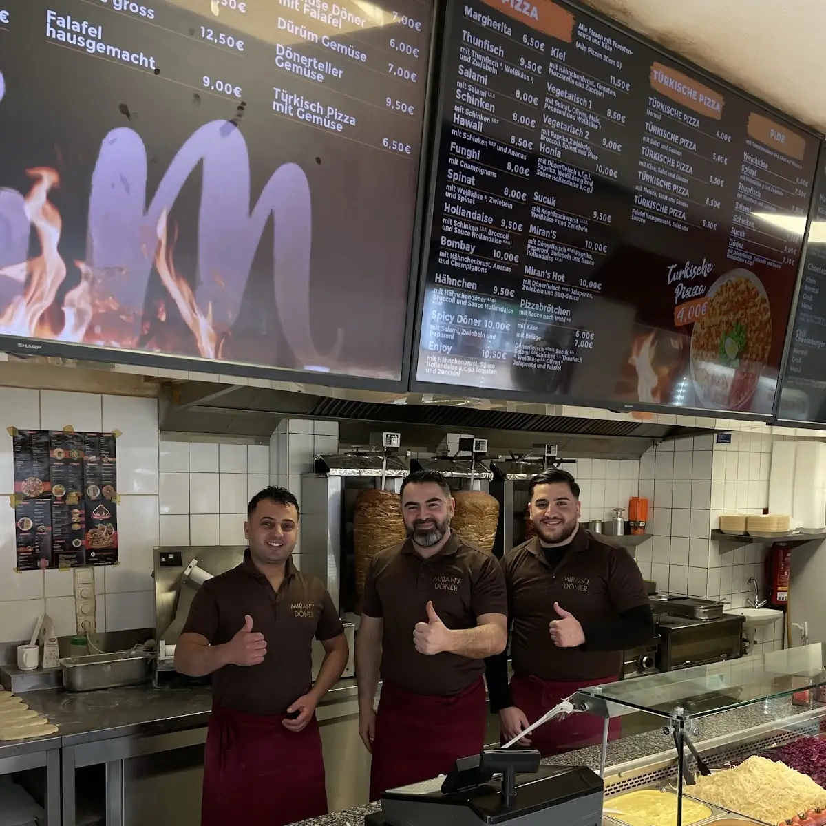 Speisekarte, Miran's1 Döner Orginal kiel friedrichsort
