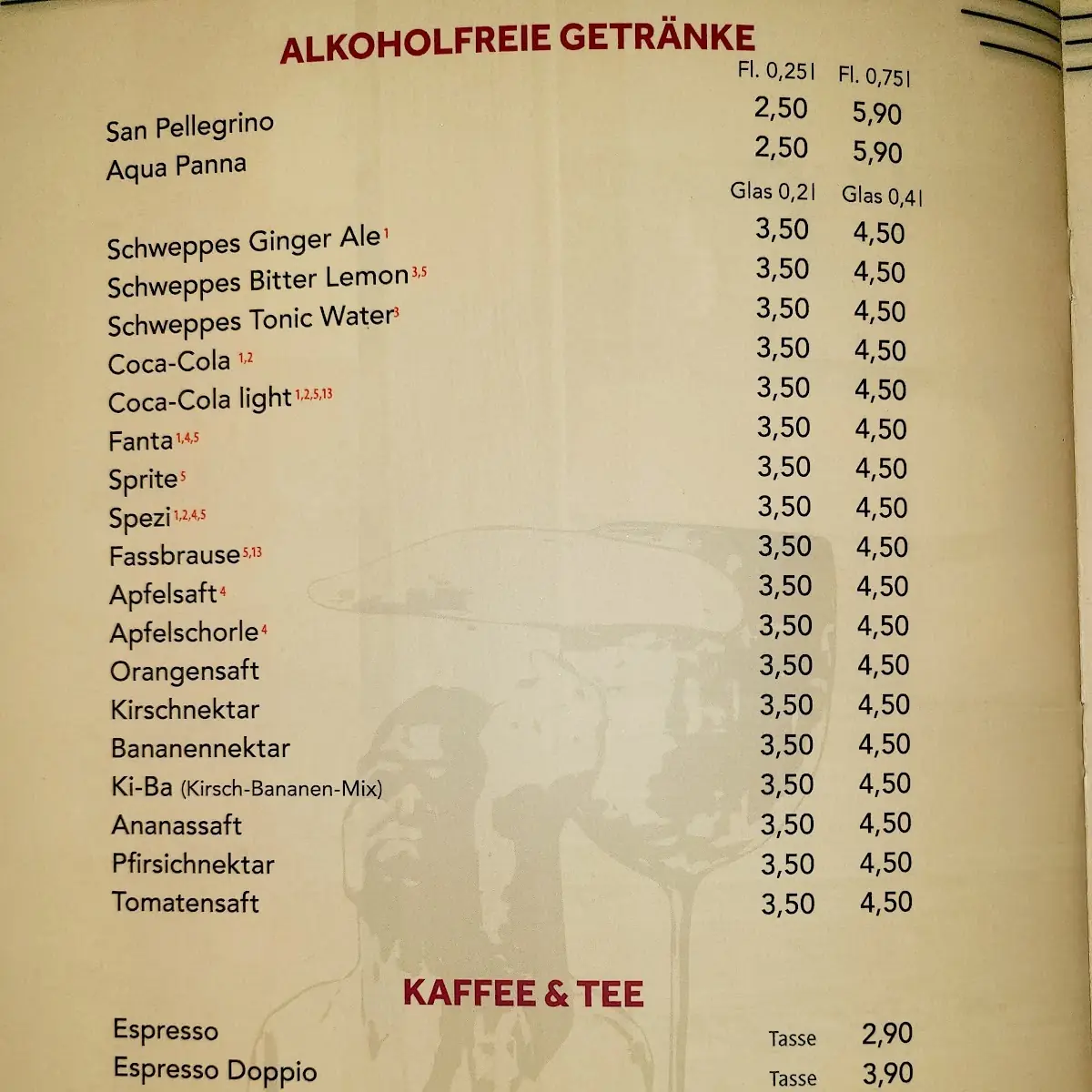 Speisekarte photo 2