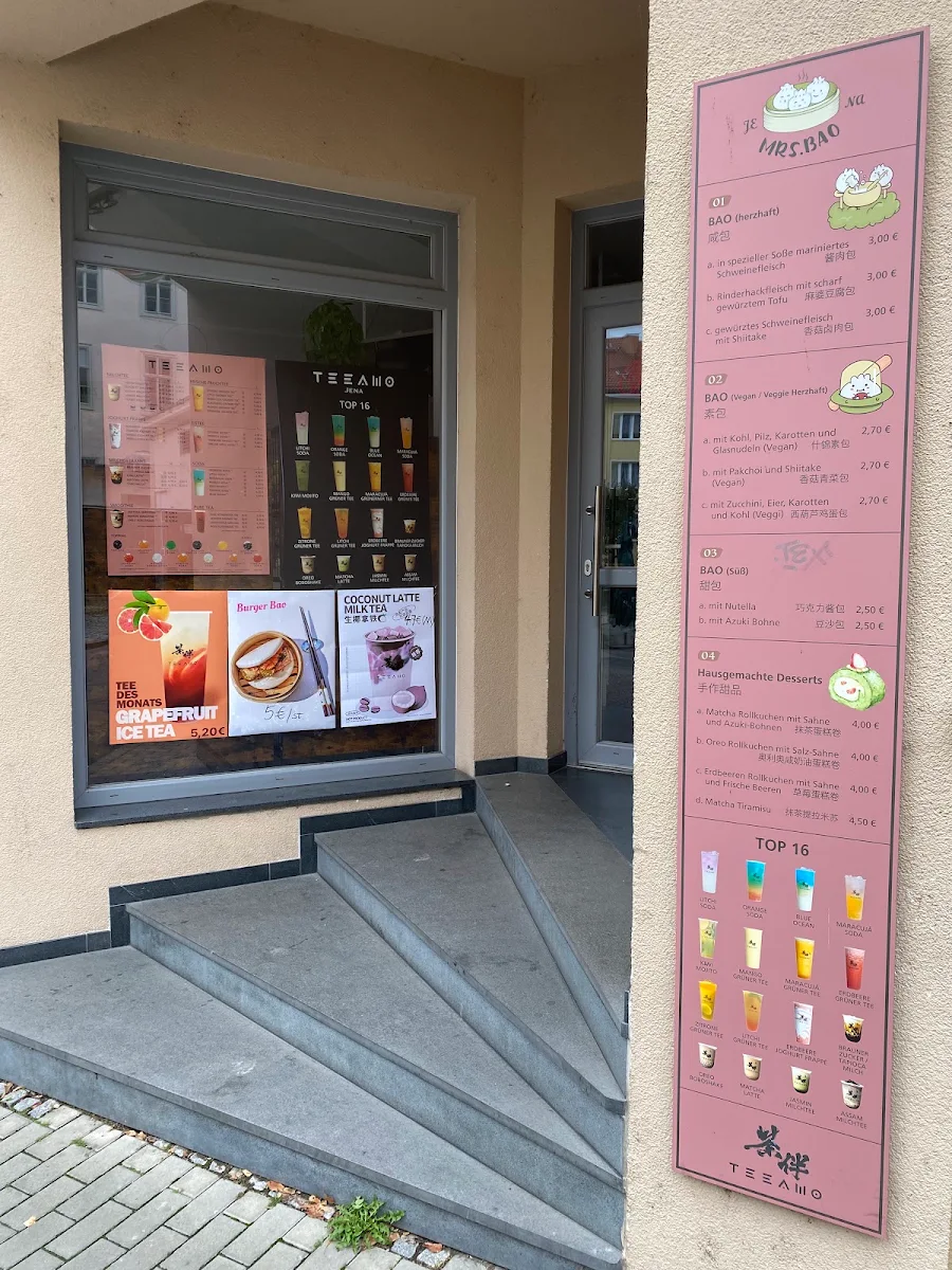 Speisekarte, Mrs. Bao & Teeamo