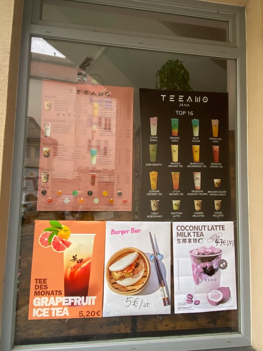 Speisekarte, Mrs. Bao & Teeamo