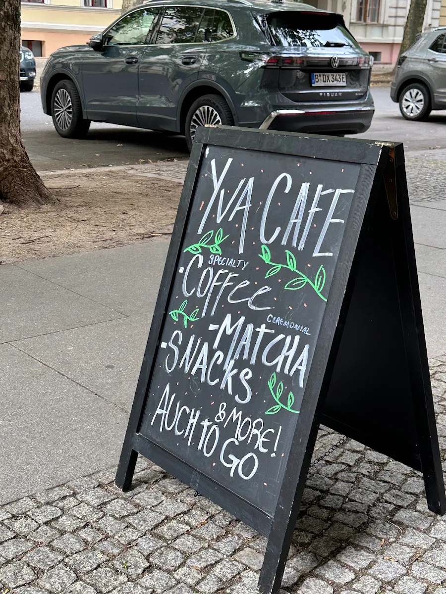 Speisekarte, Yva Cafe