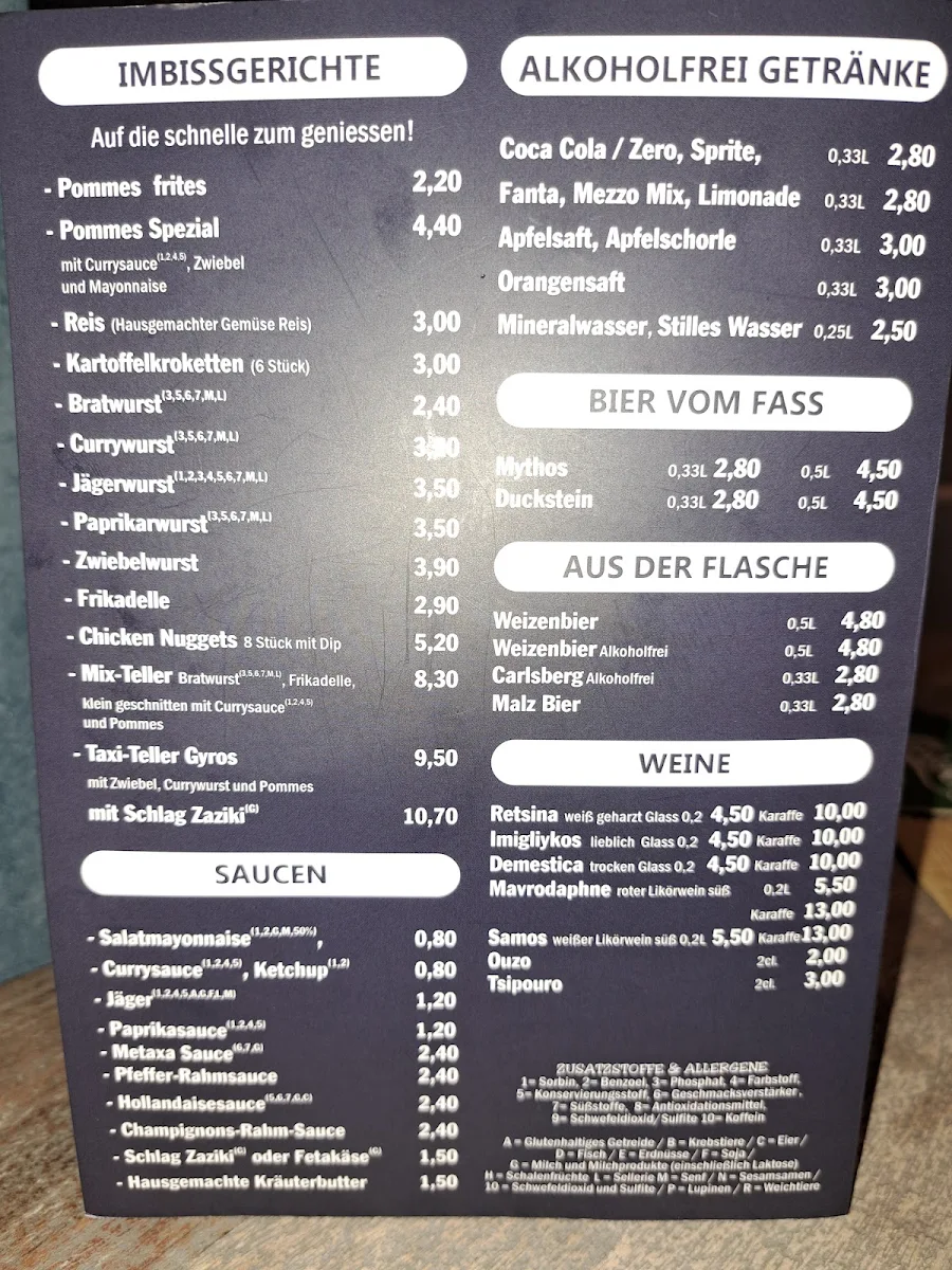 Speisekarte photo 2