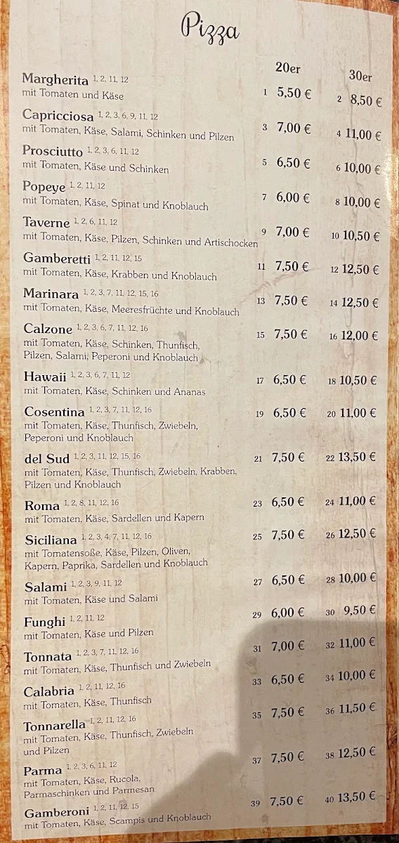 Speisekarte photo 1