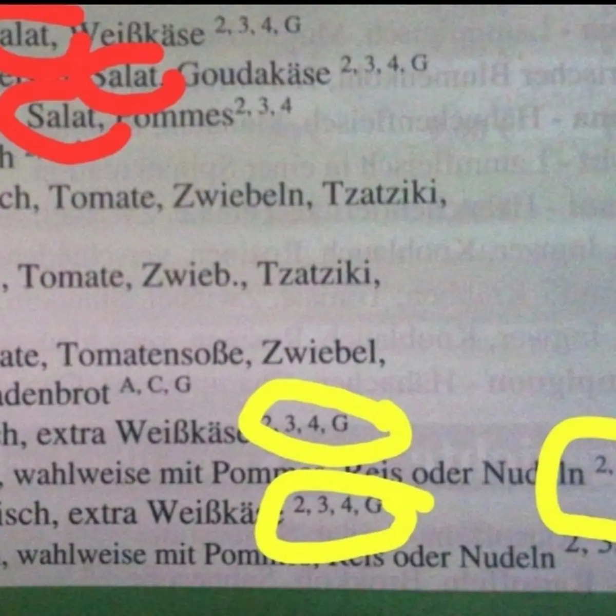 Speisekarte photo 5