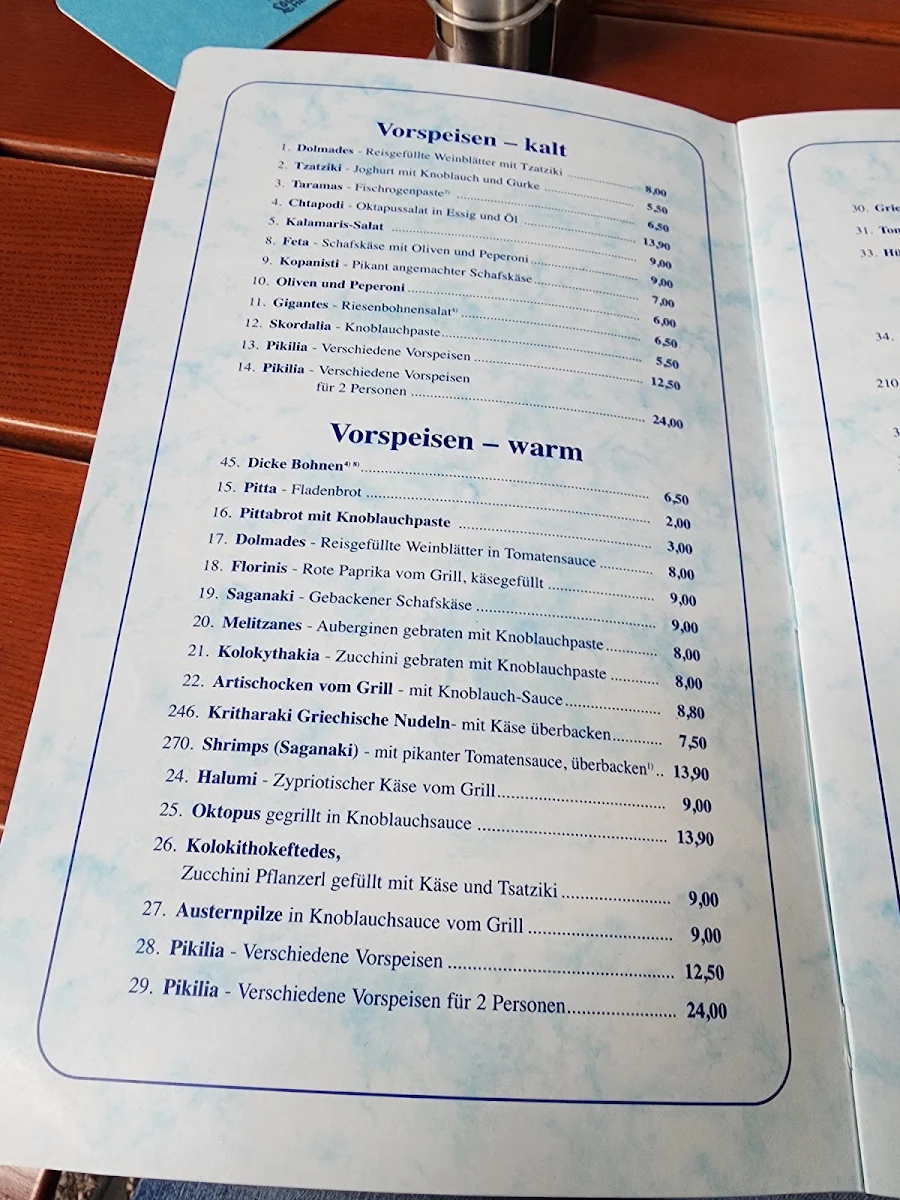 Speisekarte photo 2