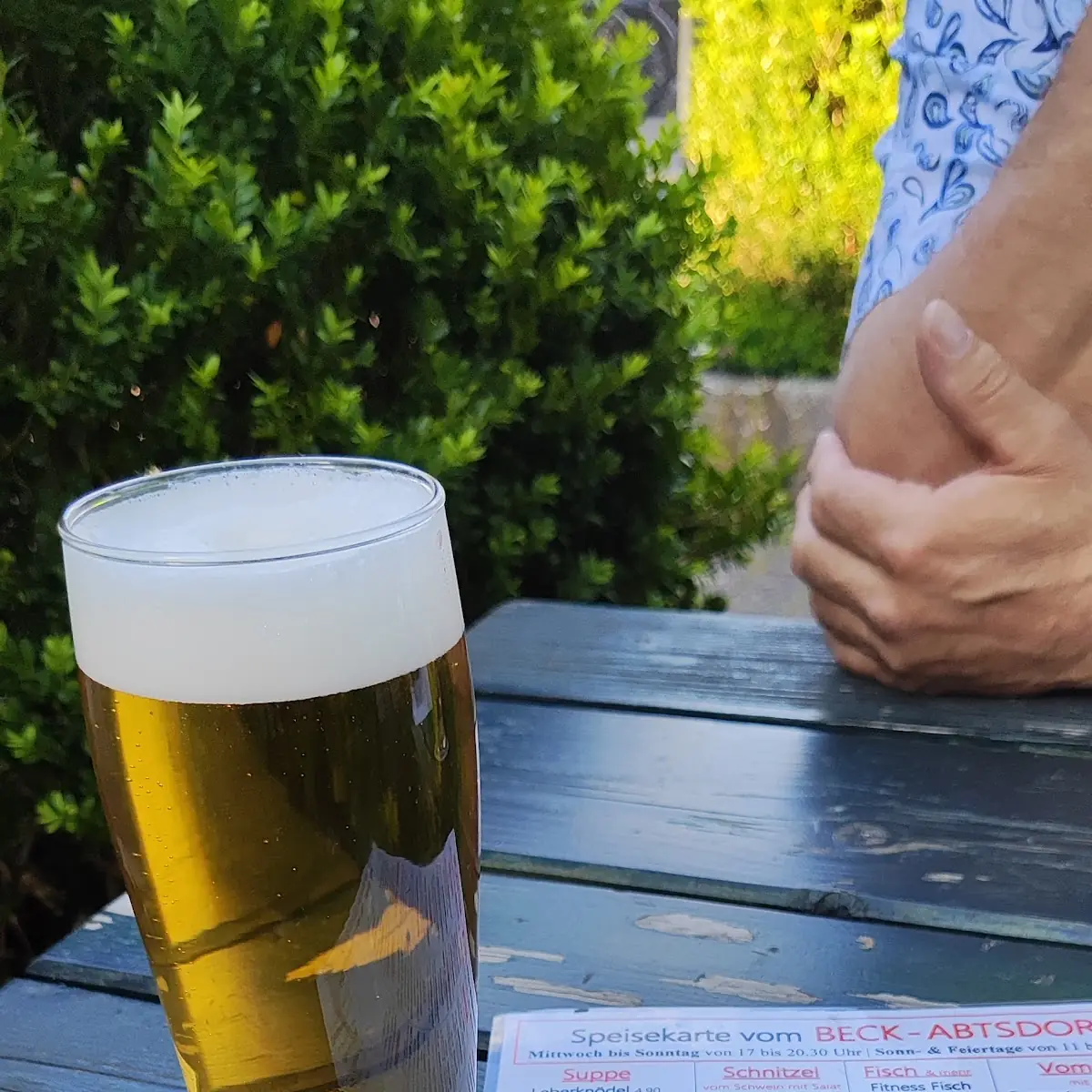 Speisekarte, Gastwirtschaft BECK | Abtsdorf