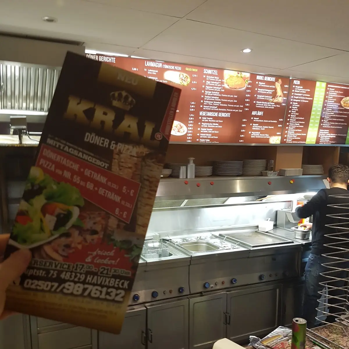 Speisekarte, KRAL Döner & Pizza